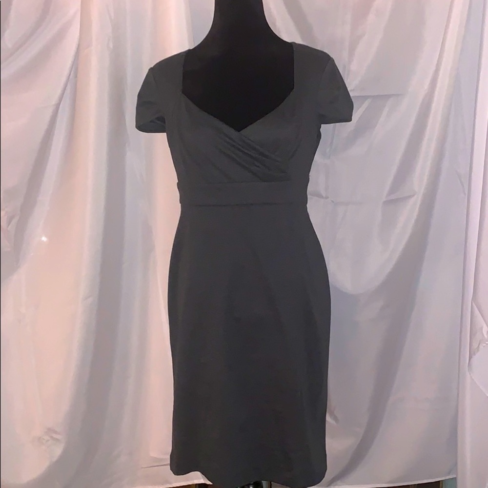 Grey dress short sleeve